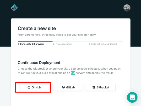 Connect to GitHub