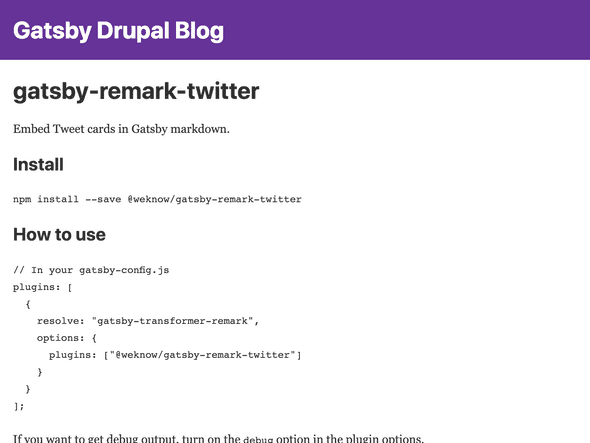 Blog template